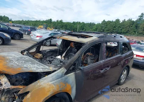 2012 Honda Odyssey Touring/Touring Elite from USA, damaged, VIN 5FNRL5H95CB040384